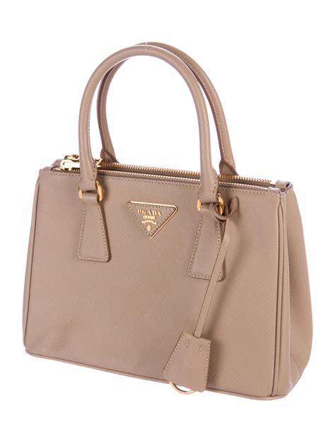 saffiano mini double-zip tote bag prada|authentic prada saffiano.